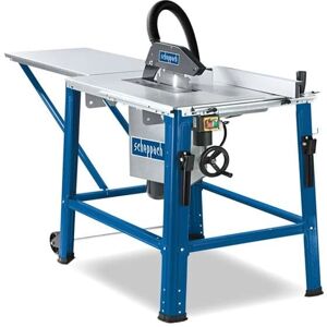 Scie sur table Scheppach HS120 - 2200W, 315mm Lame - Bleu - Publicité Scie sur table Scheppach HS120 - 2200W, 315mm Lame - Bleu - Publicité