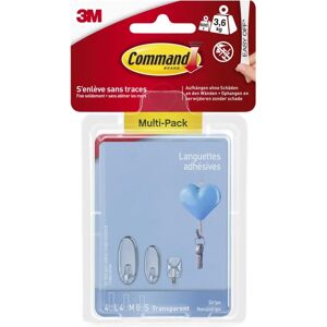 COMMAND 17022 Montagestrips - Transparent, 16 Stück COMMAND 17022 Montagestrips - Transparent, 16 Stück