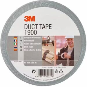 3M Value Duct Tape 1900 – Silver-grey duct tape 3M Value Duct Tape 1900 – Silver-grey duct tape