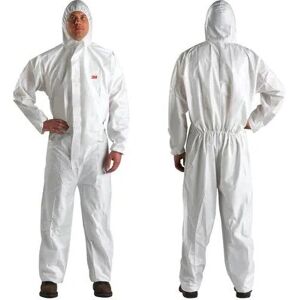 3M 4510 White Protective Coverall - Protects against dust, liquids, and hazards 3M 4510 White Protective Coverall - Protects against dust, liquids, and hazards