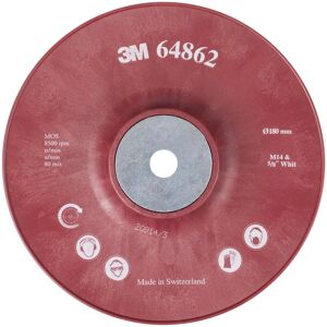 Plaque de support 3M pour disques fibrés 180mm Usage intensif - Publicité Plaque de support 3M pour disques fibrés 180mm Usage intensif - Publicité