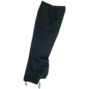 Mil-Tec L Pantalón Ripstop Negro - Pantalón Mil-Tec L Pantalón Ripstop Negro - Pantalón