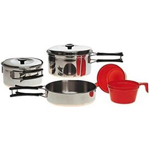 Kit de Cuisine en Acier Inoxydable Mil-Tec pour 2 - Camping - Publicité Kit de Cuisine en Acier Inoxydable Mil-Tec pour 2 - Camping - Publicité