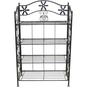 HOFMANN LIVING AND MORE Standregal - Metall, Schwarz, 59x92x31cm HOFMANN LIVING AND MORE Standregal - Metall, Schwarz, 59x92x31cm