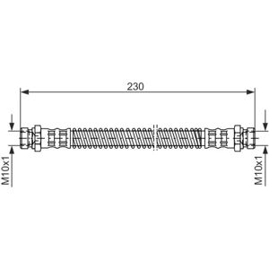Bosch jarruletku 205mm M10x1 Hyundai Getz Bosch jarruletku 205mm M10x1 Hyundai Getz