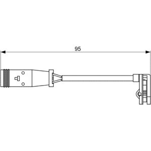 Bosch Kulumisignaattori - Jarrulevyn kulumisignaattori - 95mm - Levyjarru Bosch Kulumisignaattori - Jarrulevyn kulumisignaattori - 95mm - Levyjarru