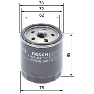 Bosch Öljytulppa F 026 407 017 - For Ford C-Max, Focus, Galaxy, Mondeo, S-Max Bosch Öljytulppa F 026 407 017 - For Ford C-Max, Focus, Galaxy, Mondeo, S-Max