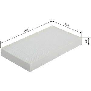 Bosch 1 987 432 195 Air Filter - Particulate with Active Carbon Bosch 1 987 432 195 Air Filter - Particulate with Active Carbon