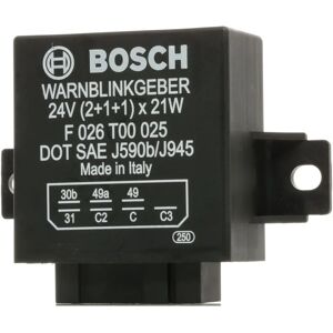 BOSCH F 026 T00 025 - Sähkökäyttöinen vilkkurele - Centrale Clignotant BOSCH F 026 T00 025 - Sähkökäyttöinen vilkkurele - Centrale Clignotant