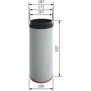 Bosch F 026 400 701 Toissijainen ilmansuodatin Bosch F 026 400 701 Toissijainen ilmansuodatin