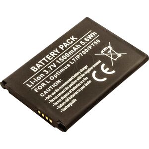 INDIGO BIRD 1500mAh 3.7V Battery for LG Phones - P750, P700, L7 INDIGO BIRD 1500mAh 3.7V Battery for LG Phones - P750, P700, L7