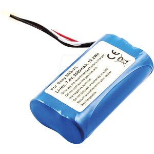 Batería de repuesto para Sony SRS-X3 y SRS-XB2 - Altavoz Bluetooth Batería de repuesto para Sony SRS-X3 y SRS-XB2 - Altavoz Bluetooth