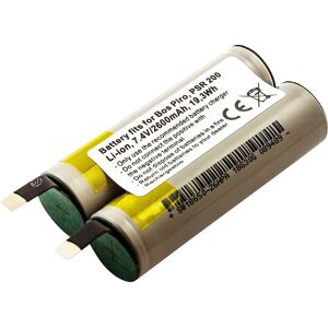 Accucell Battery for Bosch PSR 200 - 7.2-7.4V, 2600mAh Accucell Battery for Bosch PSR 200 - 7.2-7.4V, 2600mAh