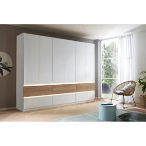 RAUCH Winnipeg Kleiderschrank - 6 Türen, LED-Beleuchtung, 6 Schubladen RAUCH Winnipeg Kleiderschrank - 6 Türen, LED-Beleuchtung, 6 Schubladen