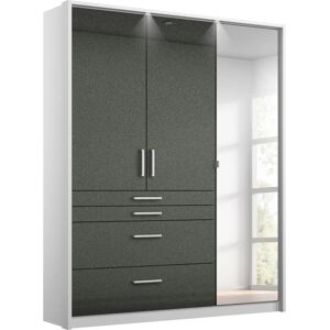 Rauch Homburg Kleiderschrank - Weiß Hochglanz Rauch Homburg Kleiderschrank - Weiß Hochglanz
