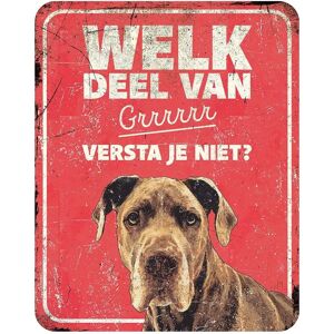 D&D Waarschuwingsbord - Hond D&D Waarschuwingsbord - Hond