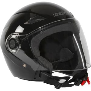 NERVE NH1014 Schwarzer Jethelm - Motorradhelm NERVE NH1014 Schwarzer Jethelm - Motorradhelm
