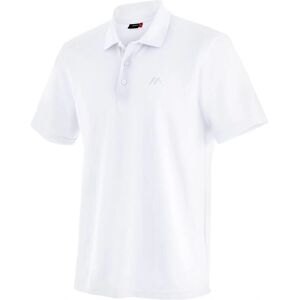 Maier Sports Ulrich Wit Korte Mouwen Polo - Shirt Maier Sports Ulrich Wit Korte Mouwen Polo - Shirt