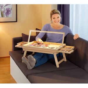 MODERNE HAUSFRAU - Premium - LED-Licht - Puzzletisch MODERNE HAUSFRAU - Premium - LED-Licht - Puzzletisch