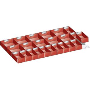 LISTA 1000mm Schubladeneinteilungsset - 23 Boxen, Abstand LISTA 1000mm Schubladeneinteilungsset - 23 Boxen, Abstand