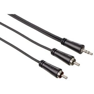Câble Audio Hama 3,5 mm/2 RCA, 1,5 m - Câble audio Câble Audio Hama 3,5 mm/2 RCA, 1,5 m - Câble audio