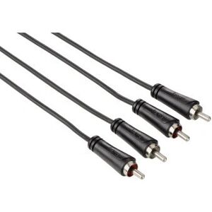 Câble audio stéréo Hama - 1,5 m - 2 RCA à 2 RCA - Noir Câble audio stéréo Hama - 1,5 m - 2 RCA à 2 RCA - Noir