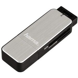 Lecteur de cartes Hama 123900 - USB 3.2 Gen 1, Noir, Argent Lecteur de cartes Hama 123900 - USB 3.2 Gen 1, Noir, Argent