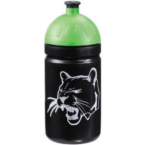 Step by Step Wild Cat 500 ml Nero - Borraccia antiscivolo per scuola e bambini Step by Step Wild Cat 500 ml Nero - Borraccia antiscivolo per scuola e bambini
