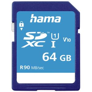 Hama SDHC/SDXC Classe 10 UHS I 80MB/s - SDXC - 64GB (00124136) - Publicité Hama SDHC/SDXC Classe 10 UHS I 80MB/s - SDXC - 64GB (00124136) - Publicité