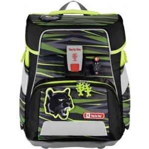 Step by Step Wild Cat Schulrucksack-Set - Junge, Schwarz, Grün Step by Step Wild Cat Schulrucksack-Set - Junge, Schwarz, Grün