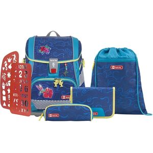 Step by Step Blaue 2in1 Plus Reflect Schulranzen-Set - Schulrucksack-Set Step by Step Blaue 2in1 Plus Reflect Schulranzen-Set - Schulrucksack-Set