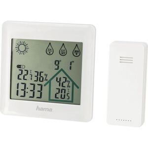Hama White Action Weather Station - Weather Station, Digital Display, Indoor/Outdoor Temperature & Humidity Hama White Action Weather Station - Weather Station, Digital Display, Indoor/Outdoor Temperature & Humidity