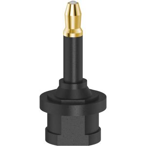 Hama 00205178 Optischer Toslink-Adapter - Schwarz Hama 00205178 Optischer Toslink-Adapter - Schwarz