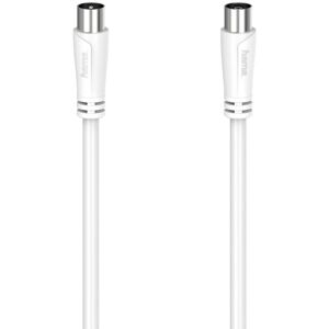 Hama 00205047 coaxial cable - 5m - White Hama 00205047 coaxial cable - 5m - White