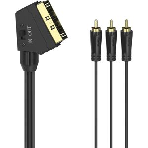 Hama 00205156 SCART cable - Black Hama 00205156 SCART cable - Black