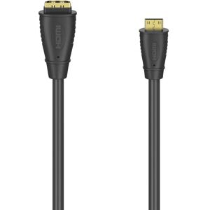 Hama 00205167 HDMI Cable - 0.1m - Type C to A - Black Hama 00205167 HDMI Cable - 0.1m - Type C to A - Black