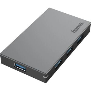 Hama USB-Hub 4-fach Anthrazit - USB 3.0 Erweiterung Hama USB-Hub 4-fach Anthrazit - USB 3.0 Erweiterung