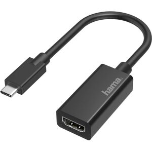 Hama 00200315 Video Cable Adapter USB Type-C HDMI - Black - 4K Ultra HD Hama 00200315 Video Cable Adapter USB Type-C HDMI - Black - 4K Ultra HD