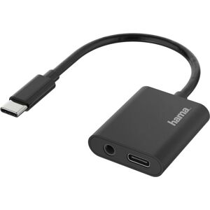Hama 200319 Audio-Adapter 2-i-1 USB-C - 3,5 mm Jack/USB-C - Stereo, Opladning Hama 200319 Audio-Adapter 2-i-1 USB-C - 3,5 mm Jack/USB-C - Stereo, Opladning
