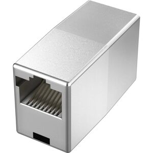 Hama 00200326 Cable Gender Changer - Silver - Ethernet CAT 5e Hama 00200326 Cable Gender Changer - Silver - Ethernet CAT 5e