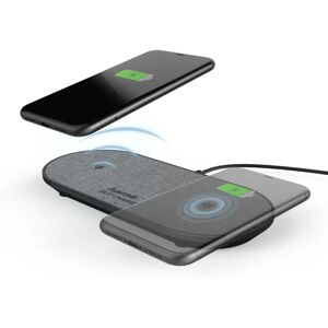 Hama QI-FC10 DUO Wireless Charger - Smartphone, Black, 10W Hama QI-FC10 DUO Wireless Charger - Smartphone, Black, 10W