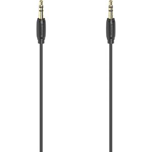 Hama 00205118 Câble Audio - 1,5m - Noir - Stéréo 3,5mm Hama 00205118 Câble Audio - 1,5m - Noir - Stéréo 3,5mm