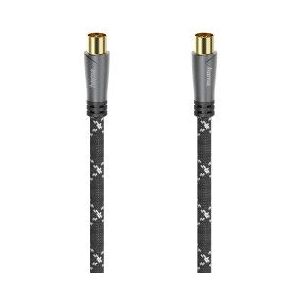 Hama 00205070 coaxial cable - 1.5m - Black Hama 00205070 coaxial cable - 1.5m - Black