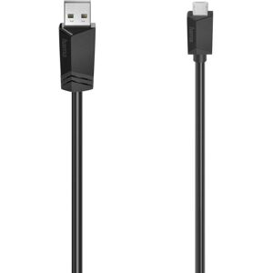 Hama USB Cable - Micro-USB A USB A Black - 0.75m - USB 2.0 Hama USB Cable - Micro-USB A USB A Black - 0.75m - USB 2.0