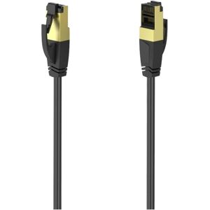 Hama 00200693 Network Cable - 3m, Black, Cat8 S/FTP Hama 00200693 Network Cable - 3m, Black, Cat8 S/FTP