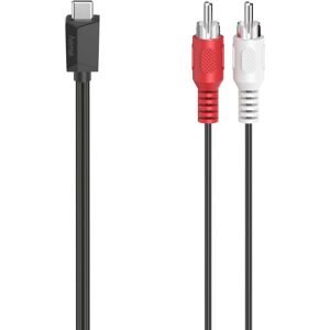Câble Audio Hama 1,5 m - Noir - RCA USB Câble Audio Hama 1,5 m - Noir - RCA USB