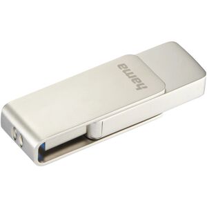 Hama Rotate Pro USB Flash Drive 32GB - USB 3.2 Gen 1 - Silver - Storage Device Hama Rotate Pro USB Flash Drive 32GB - USB 3.2 Gen 1 - Silver - Storage Device