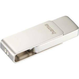 Hama Uni-C Rotate Pro USB flash drive - 128GB - Silver Hama Uni-C Rotate Pro USB flash drive - 128GB - Silver
