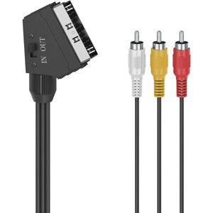 Hama Video-Kabel - Scart & 3 Cinch-Stecker - 1,5m Hama Video-Kabel - Scart & 3 Cinch-Stecker - 1,5m