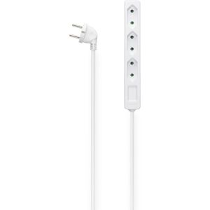 Hama 00223020 Mehrfachsteckdose - 3 Schuko, 2,5 m, Weiß Hama 00223020 Mehrfachsteckdose - 3 Schuko, 2,5 m, Weiß